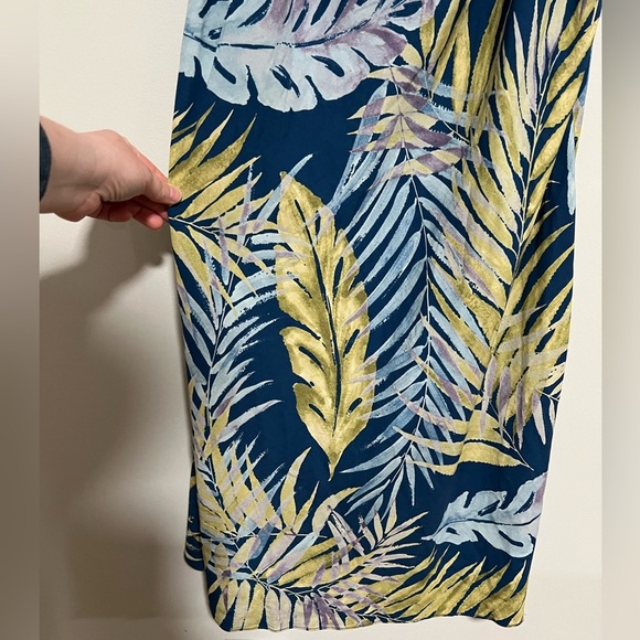 Nani Hawaii Tropical Babydoll Milkmaid Dress Size XL Hawaiian Y2K Resort Luau - Picture 5 of 8